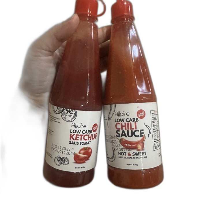 

Bundling Saos Keto Sambal Dan Tomat Sugarfree Low Carb Lowcale