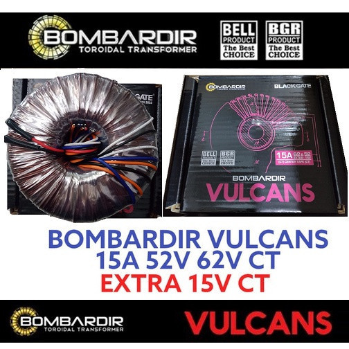 Trafo Toroid Donat Vulcans 15A 65V-52V CT Travo Bombardir 15Amp Vulcan promo