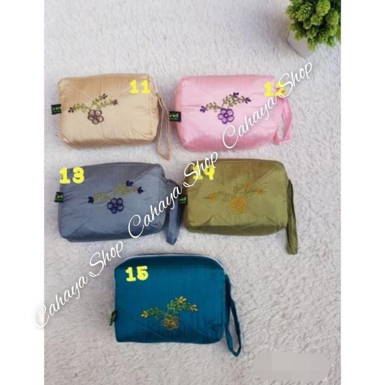 {MUKENA} MUKENA PARASUT BORDIR TIMBUL | MUKENA TRAVEL | MUKENA POUCH TERLARIS