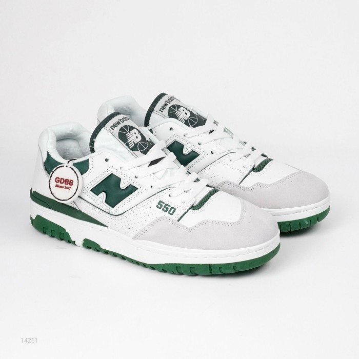 New Balance 550 NB 550 White Green White and Green