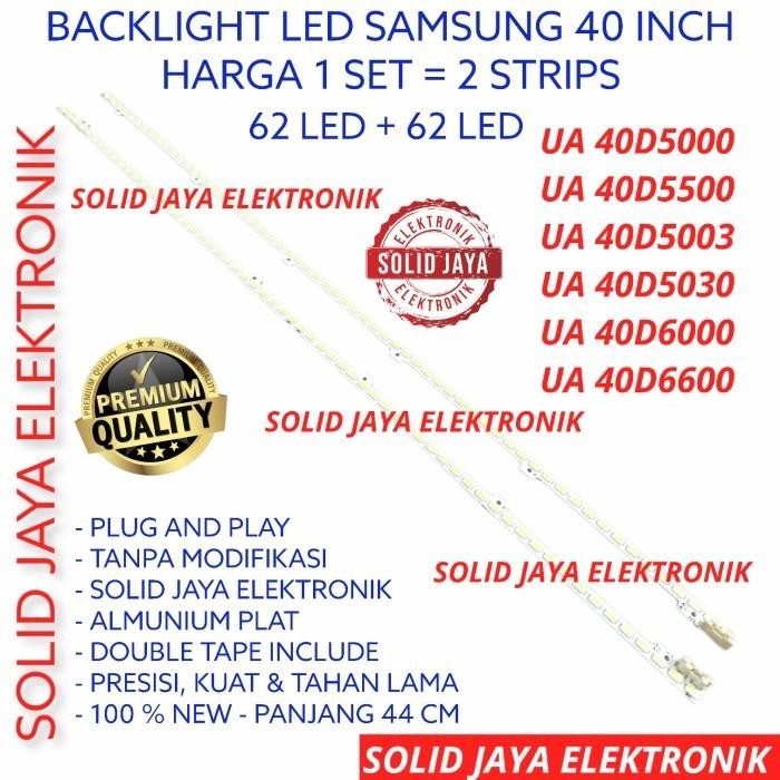 BACKLIGHT TV LED SAMSUNG 40 INC UA 40D5030 40D6000 40D6600 LAMPU 40D