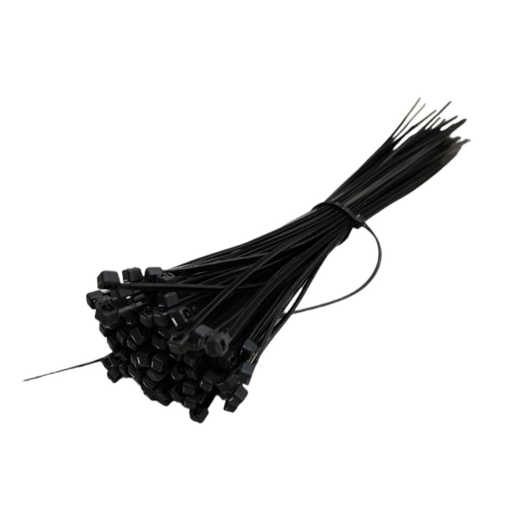 

New Kabel Tis Ties Hitam 15 Cm - Tali Ripet Plastik Nylon Hitam ||