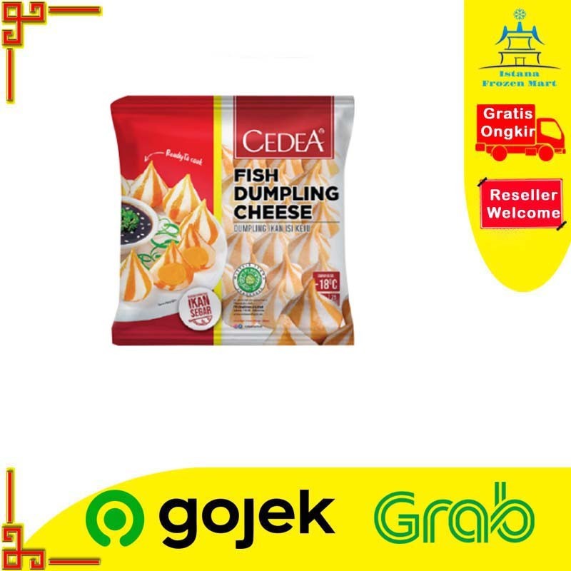 

Fish Dumpling Cheese CEDEA Pangsit Ikan Isi Keju 500 GR