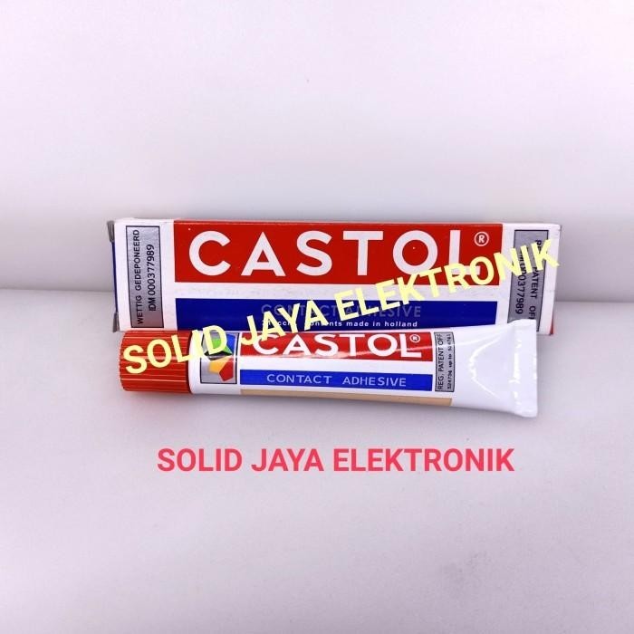 LEM CASTOL LEM SERBAGUNA LEM ELEKTRONIK KARET PLASTIK KULIT SEPATU