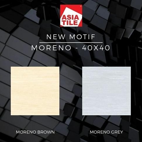 MURAH keramik asia tile moreno grey brown 40 x 40 morano murano -spcl