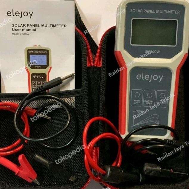 Solar Panel Multimeter Elejoy Ey800W Multitester Digital Panel Surya |Diskon Murah
