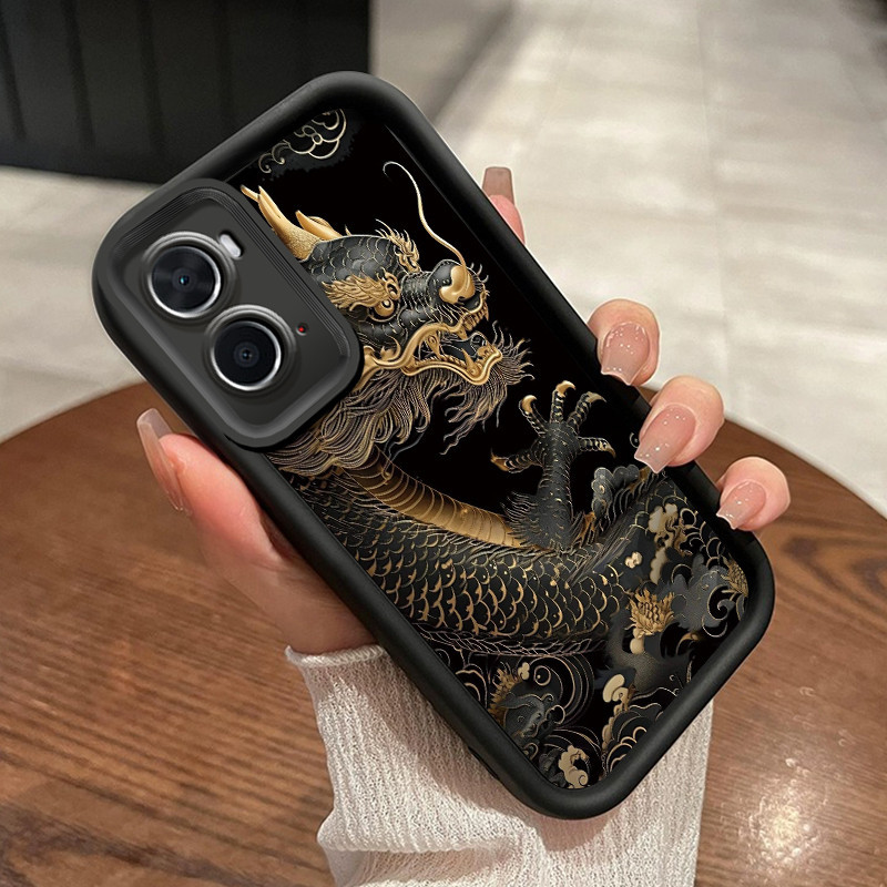 Casing Hp OPPO A36 OPPO A76 OPPO A96 Case pola naga Casing perlindungan lensa kamera ganda Kesing HP