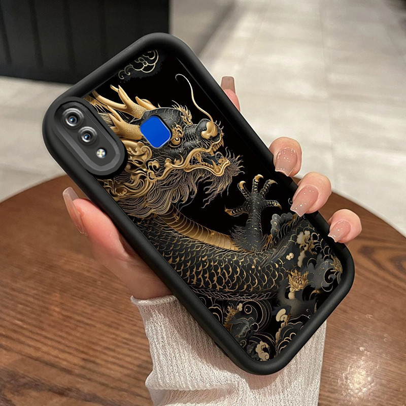 Casing Hp VIVO Y95 Y93 Y93s Y91 Y91i Case pola naga Casing perlindungan lensa kamera ganda Kesing HP