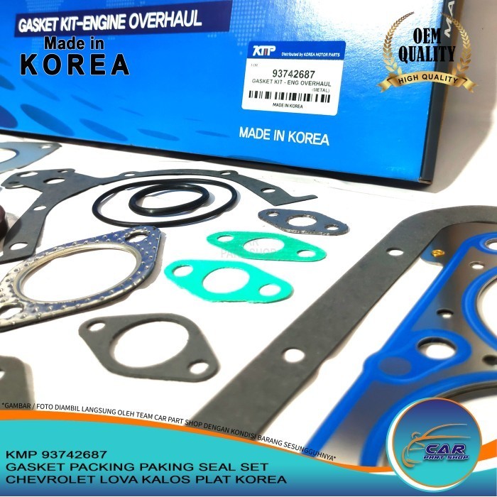 Gasket Packing Paking Seal Set Chevrolet Lova Kalos Plat Korea