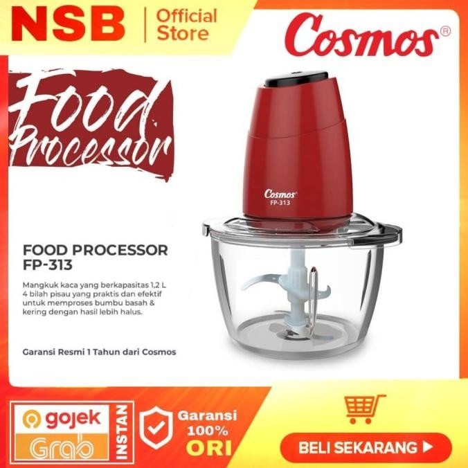 Chopper Food Prosesor Cosmos Fp 313 Chopper Cosmos 1,2Liter