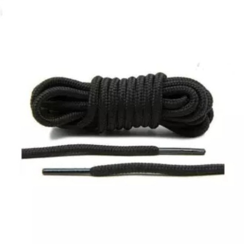 

Tali Sepatu Hitam Bulat