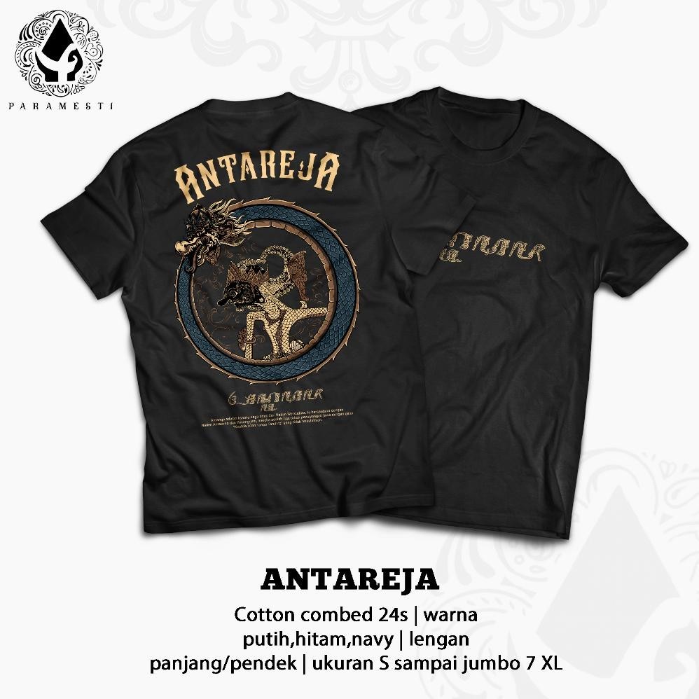 Promo Ramadhan Paramesti Kaos Jawa Wayang Antareja Kaos Distro Tshirts Budaya Jawa Pria Distro Origi
