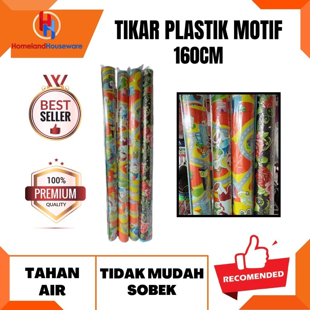 TIKAR PLASTIK GAMBAR 160 CM/TIKAR PLASTIK MOTIF/TIKAR PLASTIK GULUNG