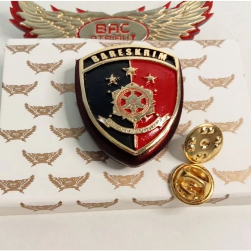 PIN SAT BARESKRIM POLRI EXLUSIVE ORIGINAL BAC ATRIBUT