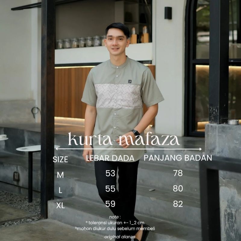 Baju Koko pria model kurta Pakistan motif sublim model terbaru 2024