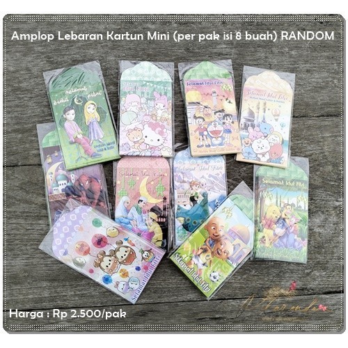 

Limited! ALB-233 : Amplop Angpao Lebaran Kartun Mini per pak isi 8 buah New