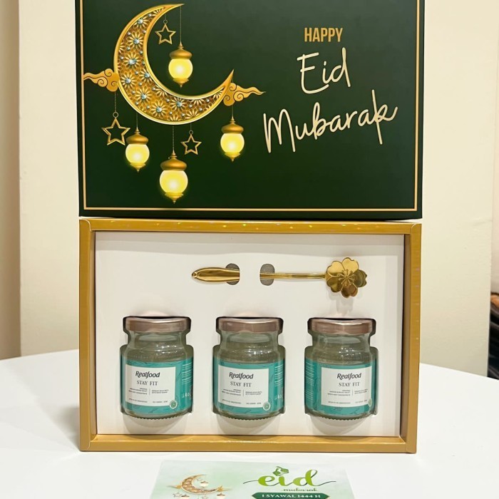 

Limited! Hampers Ramadhan/Lebaran/idulfitri isi 3 jar Realfood - Stayfit New
