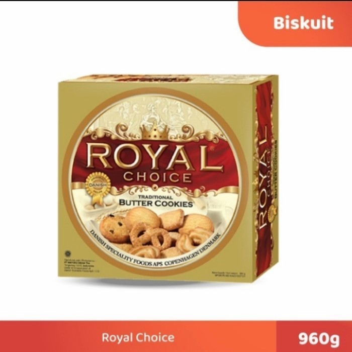 

Limited! Biskuit Kue Lebaran Royal Choice 960gr Kaleng New