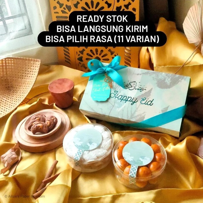 

Limited! Parsel Lebaran Premium Spesial Hampers Kue Idul Fitri Ramadhan - Turqoise Leaf New