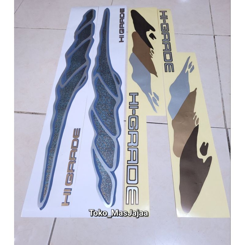 Sticker stiker body isuzu panther hi-grade / stiker panther hi-grade / stiker hi-grade lama baru