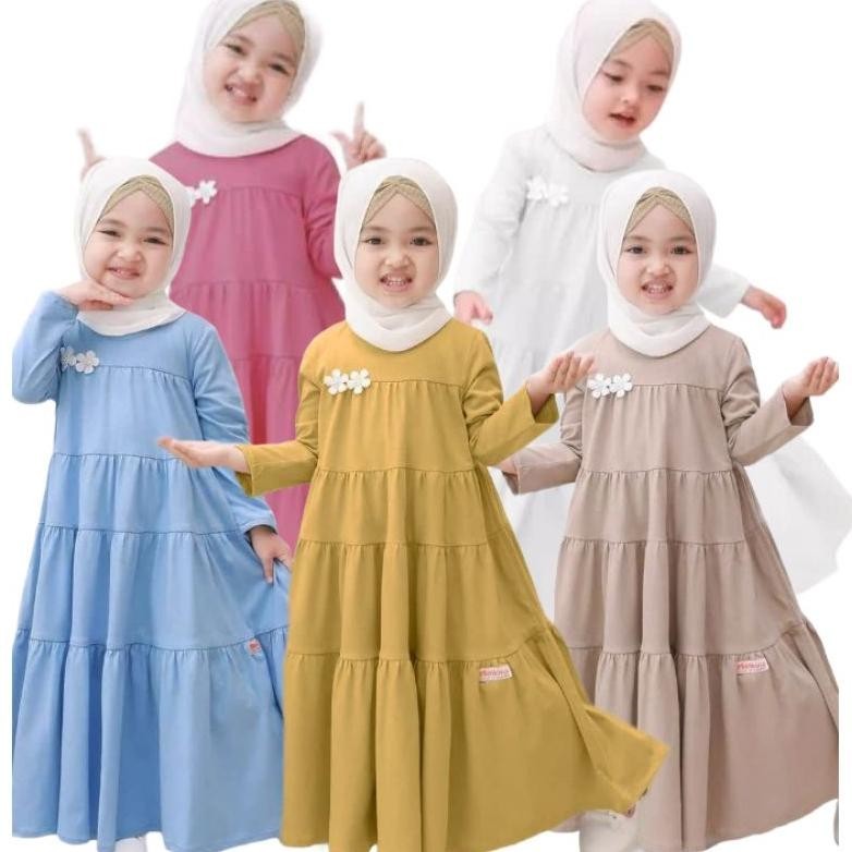 gamis anak 2 - 10 tahun gamis anak syari kids gamis remaja baju ngaji anak gamis muslimah anak remaj