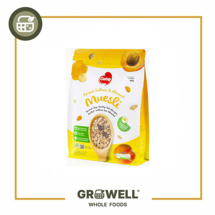 

Oatsy Apricot Sultana & Almond Muesli 500Gr