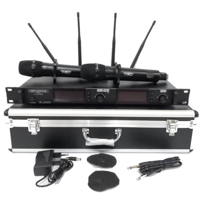 Recording Tech Rt Super200 Super 200 Mic Wireless 2 Mic Hand Pegang