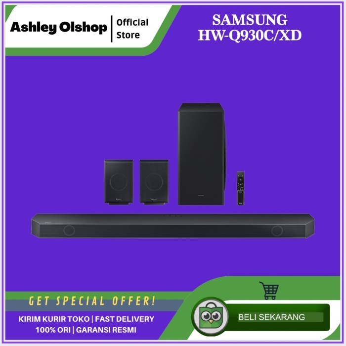 Soundbar Samsung HW-Q930C 9.1.4 Ch HWQ930C Premium Soundbar Samsung