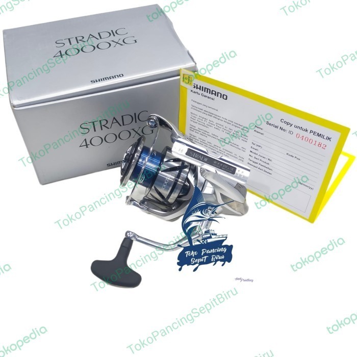 REEL SHIMANO STRADIC FM 4000XG 2023 POWER HANDLE REEL PANCING