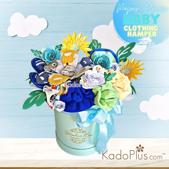 

Hampers Bayi Kado Lahiran Newborn Gift Clothing Flower Box Hamper