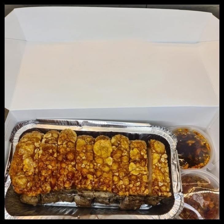 

DISKON HAMPERS PORK BELLY CRISPY 1 KG / HAMPERS BABI PANGGANG CRISPY 1 KG READYY