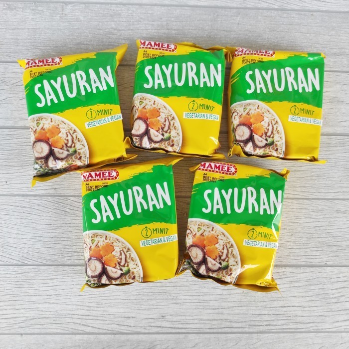 

Mamee E Instant Vegetarian Vegan 1 Paket Isi 5 Bungkus