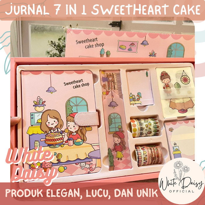 

Jurnal Set 7 In 1 Sweetheart Cake Shop Hadiah Ulang Tahun Tukar Kado