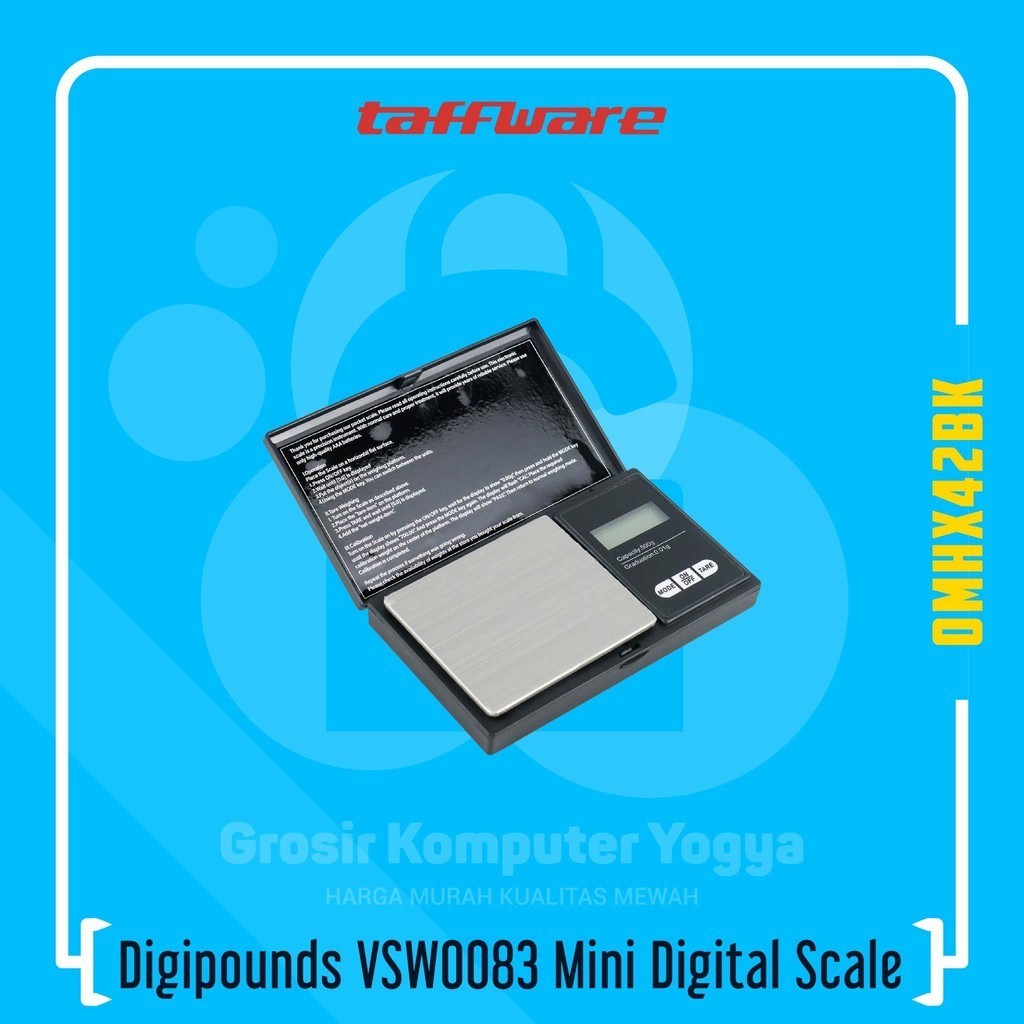 Taffware Digipounds VSW0083 Digital Scale Timbangan Emas Multifungsi
