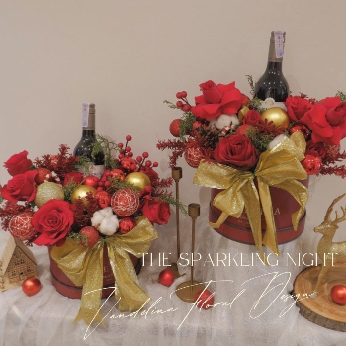 

The Sparkling Night/Hampers/Hadiah/Bunga/Gift/Natal/Parcel/Kado/Wine
