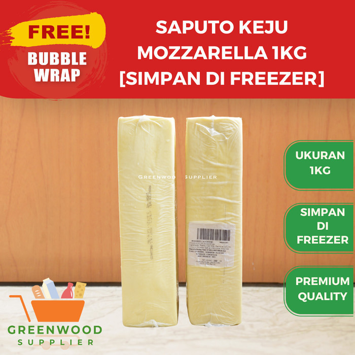 

Saputo Mozzarella Cheese / Keju Mmozzarella - 1Kg