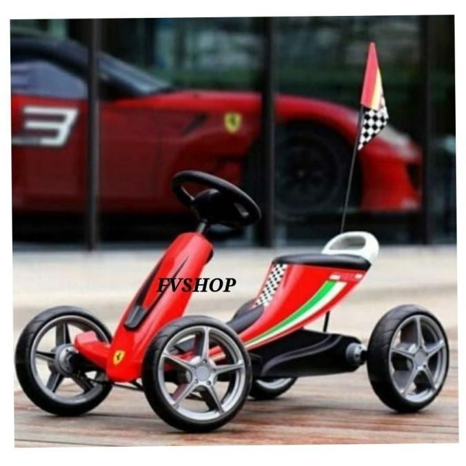 Gokart Anak Gowes Manual Mainan Anak Go Kart Kayuh Dengan Kaki Murah Zinnetajingga