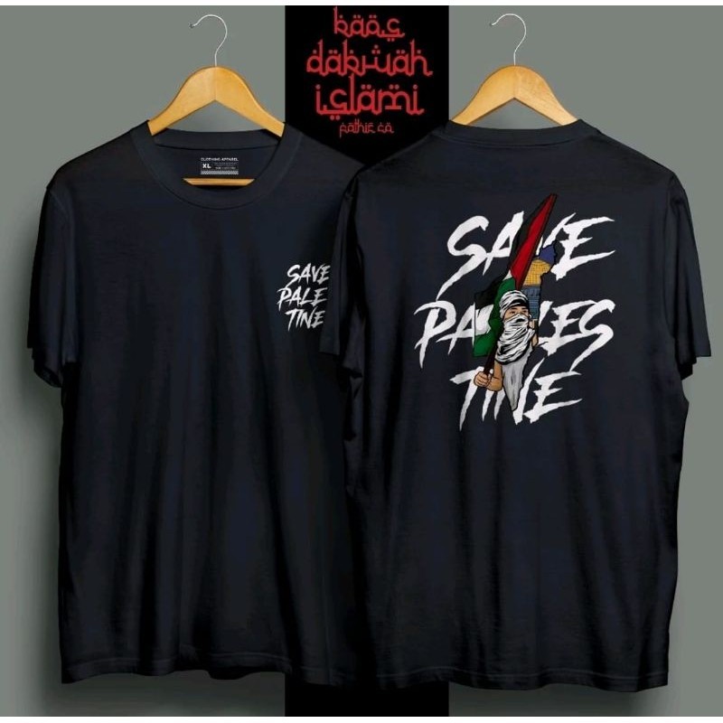KAOS SAVE PALESTINE//T-SHIRT NEW