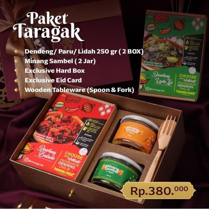 

Paket Taragak Eksklusif Hampers Minang Pride