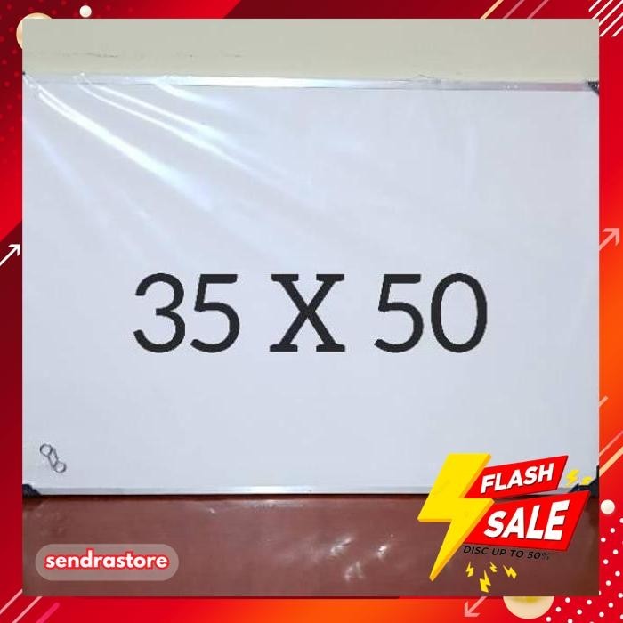 

PAPAN TULIS WHITE BOARD /PAPAN TULIS BELAJAR GANTUNG WHITE BOARD UK 35 X 50 DAN 40 X 60 Y1 KUALITAS PRODUK TERBAIK
