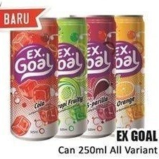 EX. GOAL 250mll CARBONATED DRINK Minuman Kaleng Dus