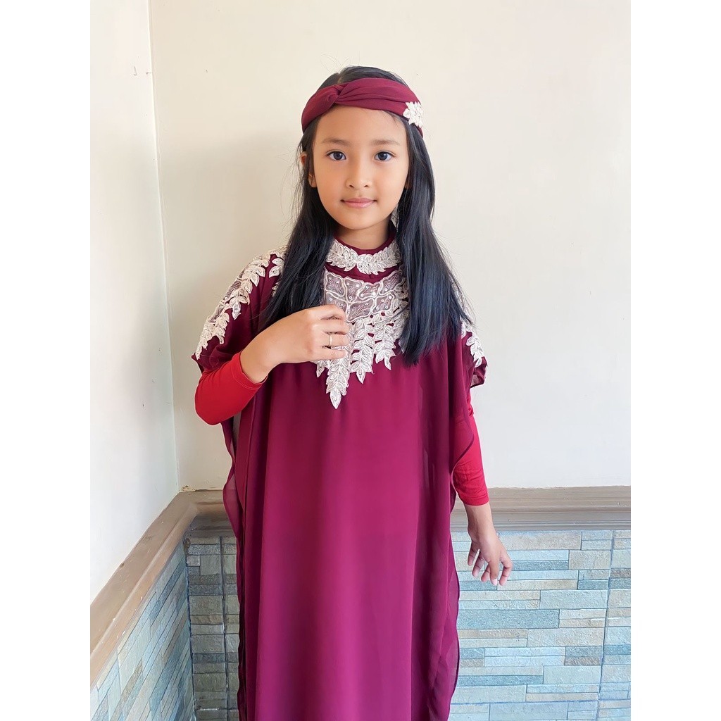 Kaftan Anak Perempuan 12 Thn Umur 5 6 Tahun 8 9 2 3 4 Games Umur13 14Th Ghamis Termurah Gamis Tanggu