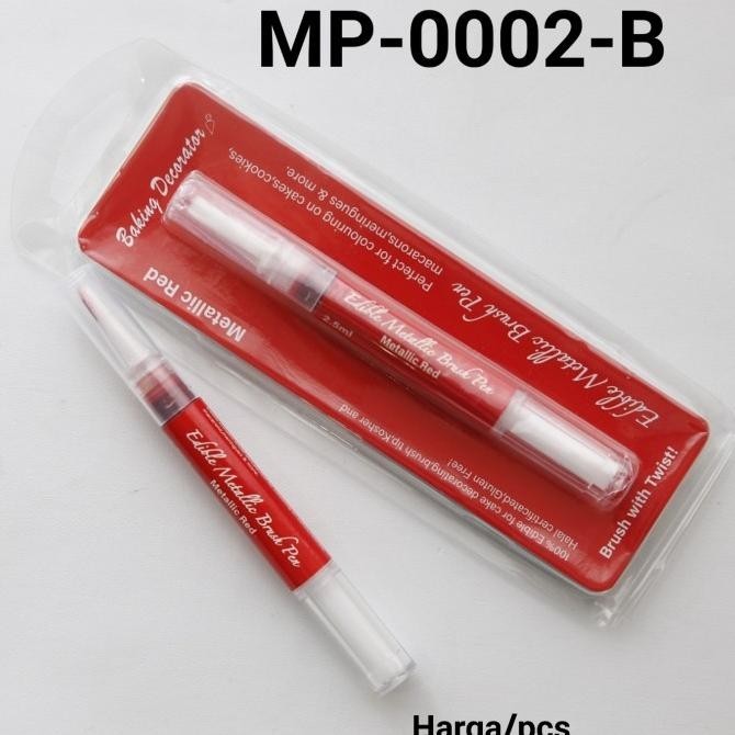 

Gr-Mp-0002 Edible Pen Color Pen Brush Marker Pen Warna Metalik |Murah