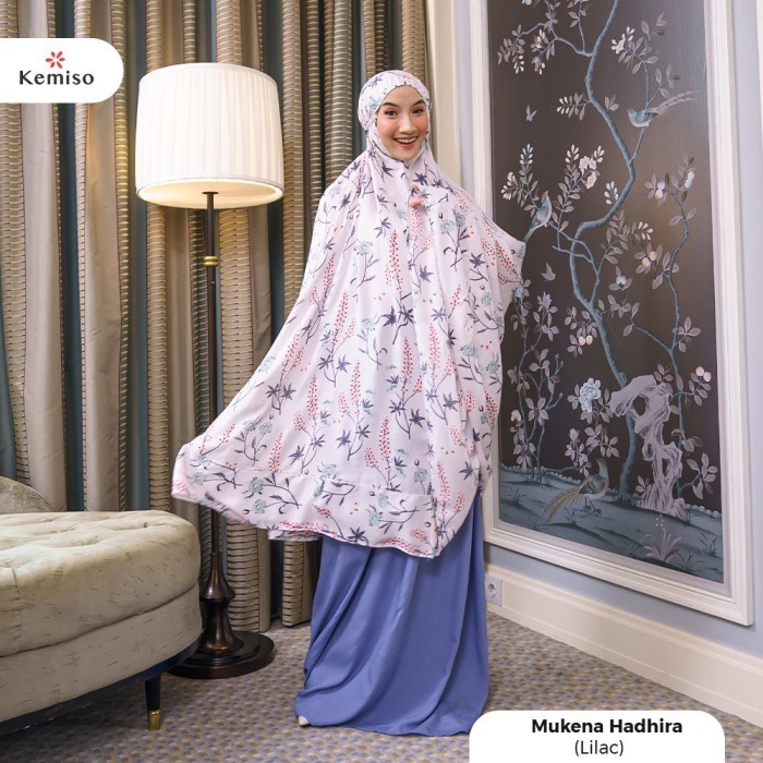 Kemiso Mukena Sajadah Motif Hadhira Series