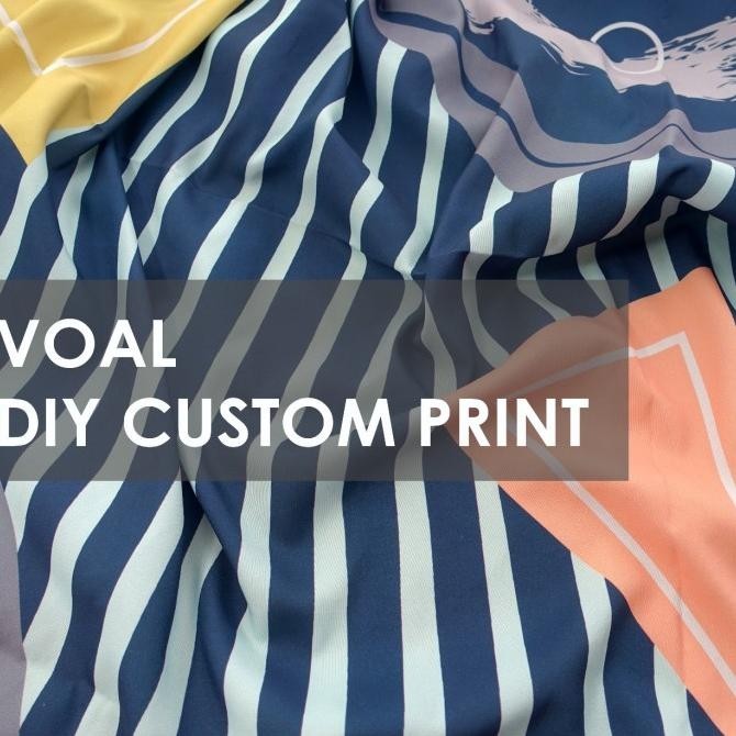 

New Sale Produksi Print Kain Voal Ultrafine Stok Terbatas