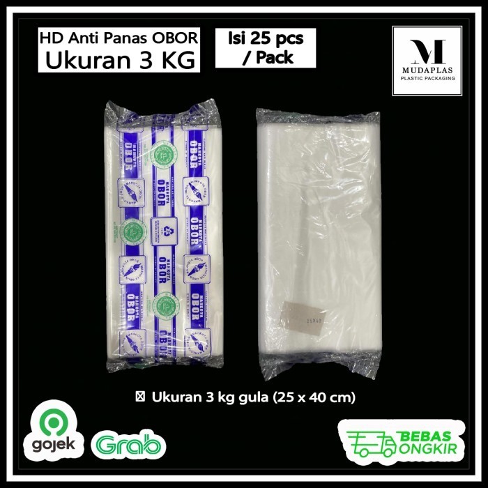 

#####] Kantong Plastik HD Anti Panas Ukuran 3 KG Obor 25x40 isi 225 gram
