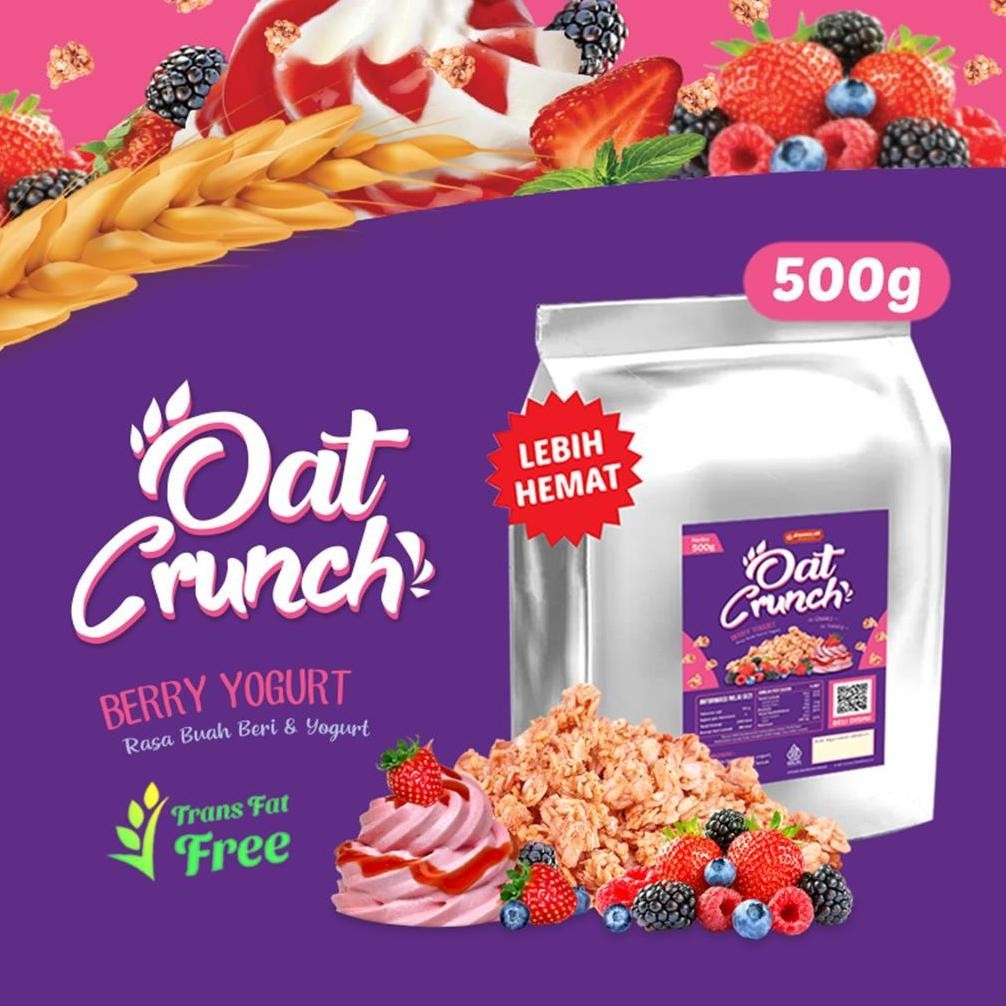 

(Cod) Granola 500 Gr Berry Yogurt Oat Crunch - Granolab Muesli Cod