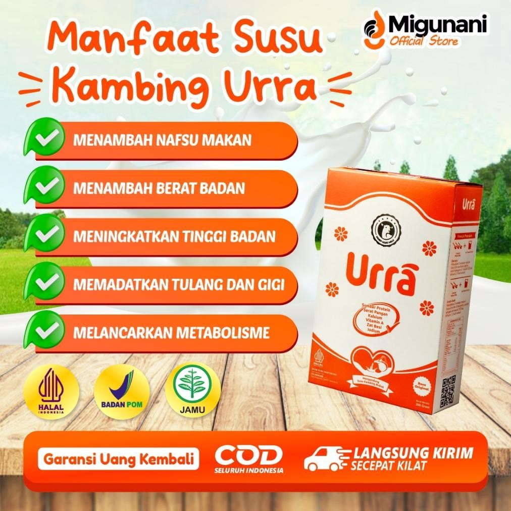 

Promo Susu Urra Original Untuk Penambah Nafsu Makan, Berat Badan Dan Tinggi Anak - 1 Box Stok Terbatas
