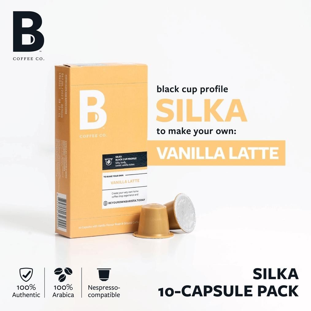 

Ramadhan Sale B Coffee Co. Silka Vanilla Latte Kopi Kapsul Nespresso Compatible Coffee Capsule Bayar Ditempat