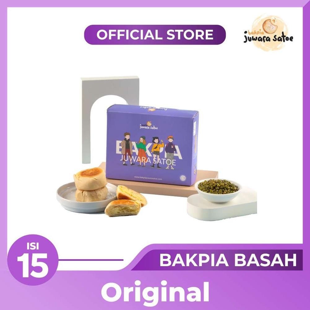 

Ready Bakpia Juwara Satoe [ Isi 15 ] Bakpia Basah - Oleh Oleh Khas Jogja Cod